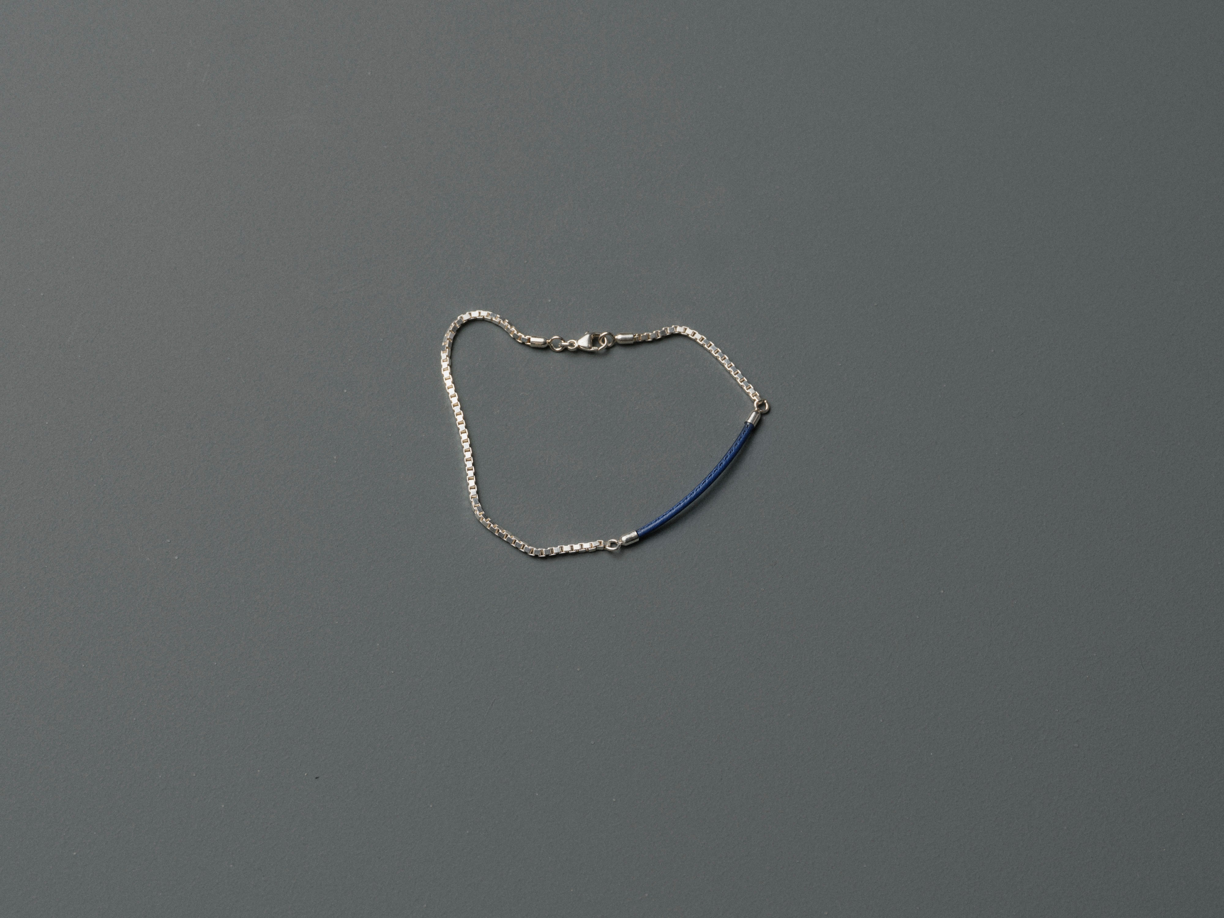 Kesher Bracelet — Blue Edition — blue cord Jewish connection bracelet — modern Jewish jewelry — Oriya Jewels