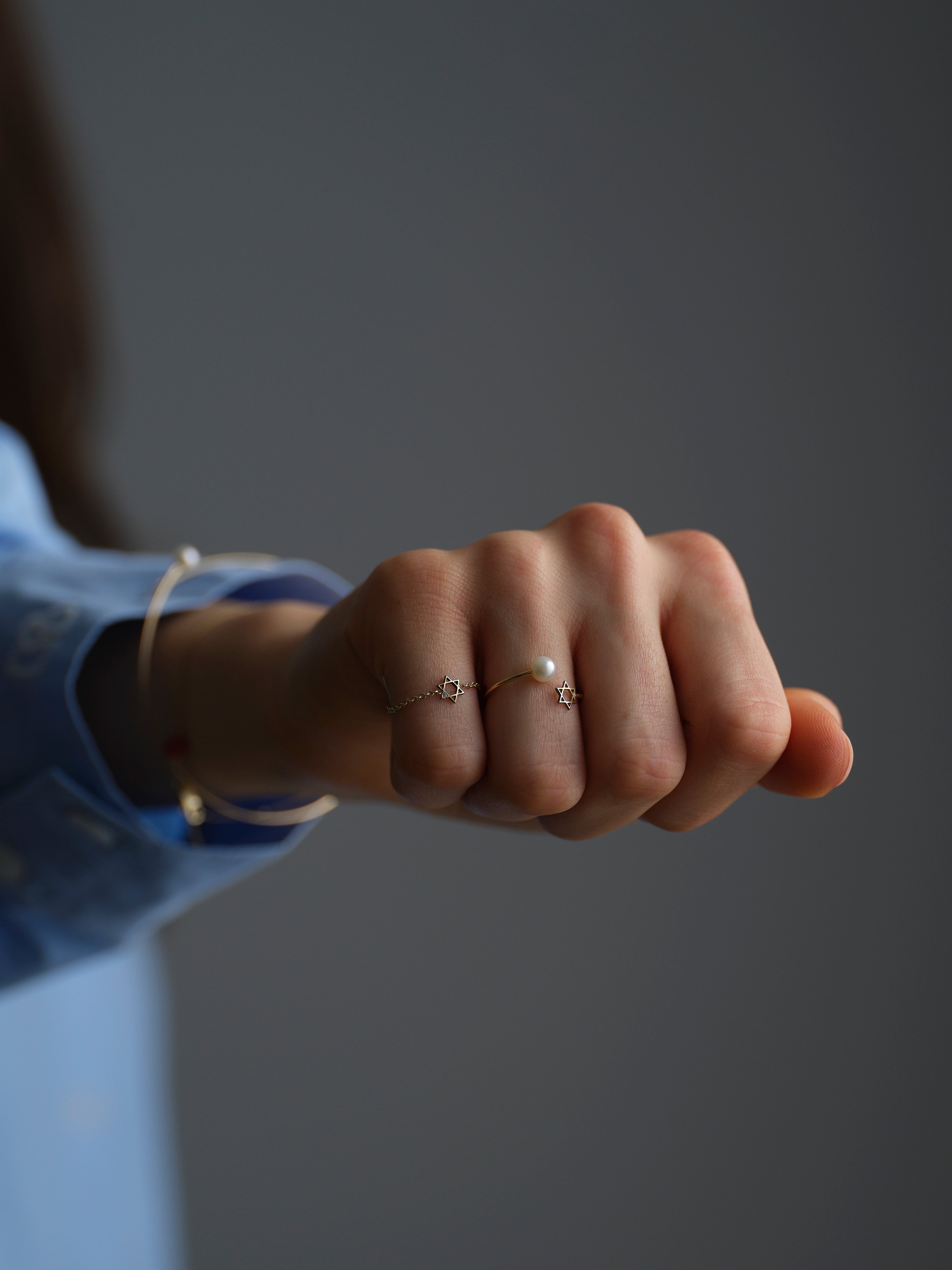 "David's Pearl" Ring