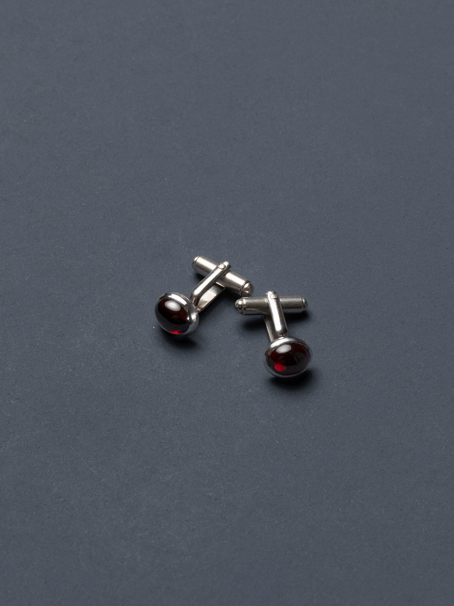 Rimonim Cufflinks — silver pomegranate cufflinks — Jewish holiday jewelry for men — Oriya Jewels