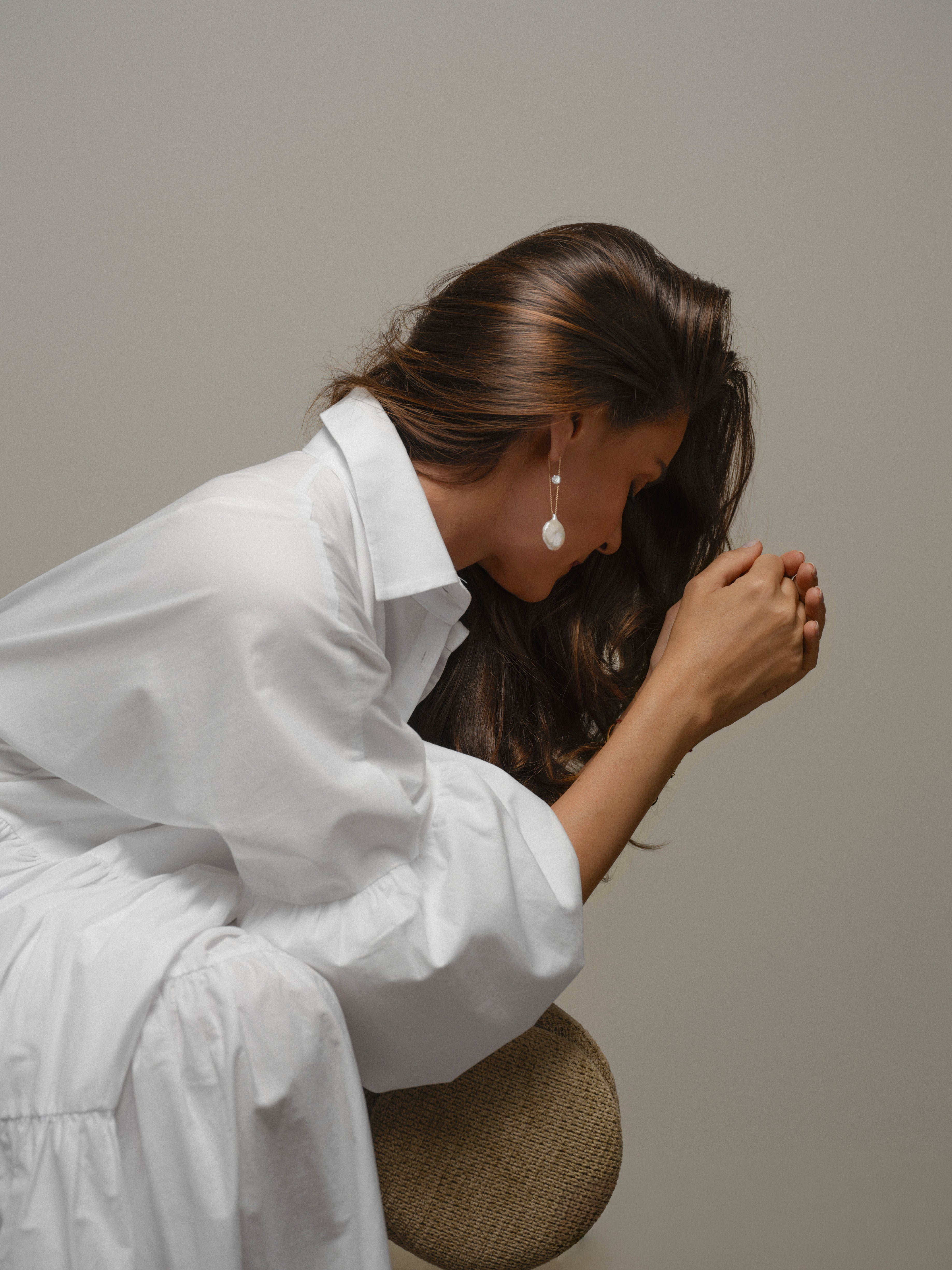 Yesod Earrings — Kabbalah foundation silver earrings — Jewish mysticism jewelry — Oriya Jewels