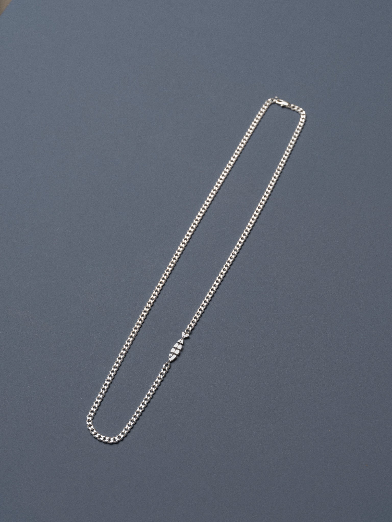 Dagén Necklace — silver fish pendant necklace — Jewish heritage jewelry — Oriya Jewels