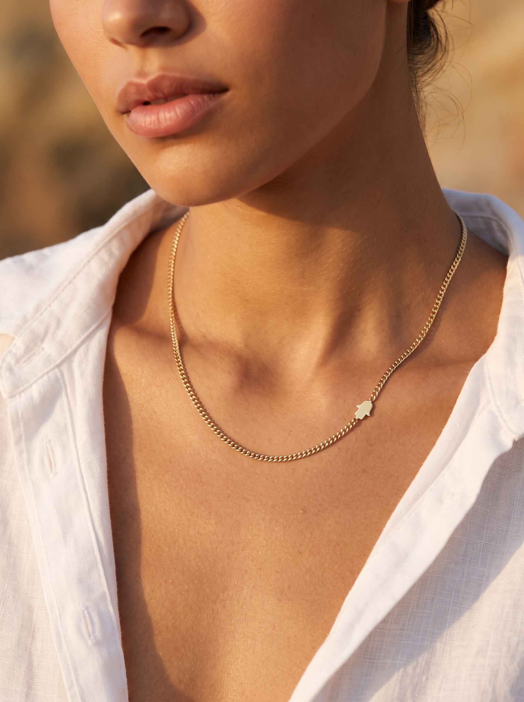 Shelev Necklace Women - Hamsa Edition